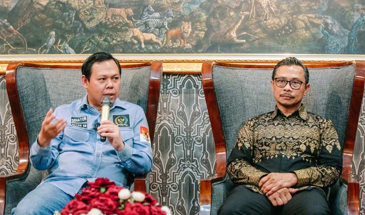 Dikunjungi Imam Syamsi Ali, Sultan: Umat Islam Indonesia Harus Moderat Agar Menjadi Faktor Determinan